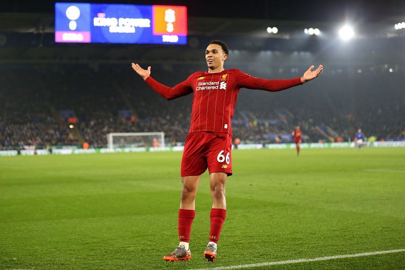 Liverpool's Trent Alexander-Arnold has 12 assists to his name this season
